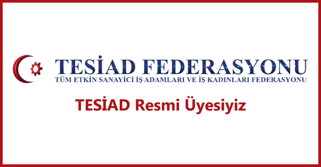Vexron Güvenlik Sistemleri TESİAD Federasyonu Resmi Üyelik Belgesi Görseli
